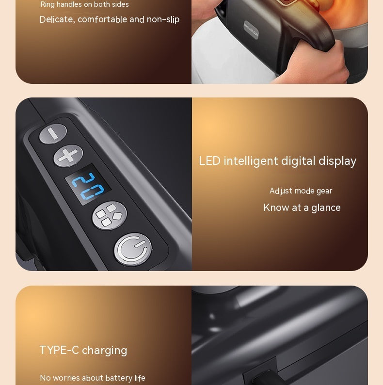 Four Head Massage Gun Massage Gun Whole Body High Frequency Muscle Relaxation Massager - Mama Lifestyles