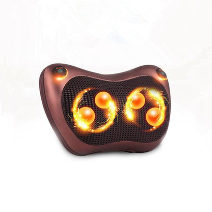 Electric Infrared Heating Kneading Neck Shoulder Back Body Spa Massage Pillow Car Chair Shiatsu Massager Masaj Device - Mama Lifestyles