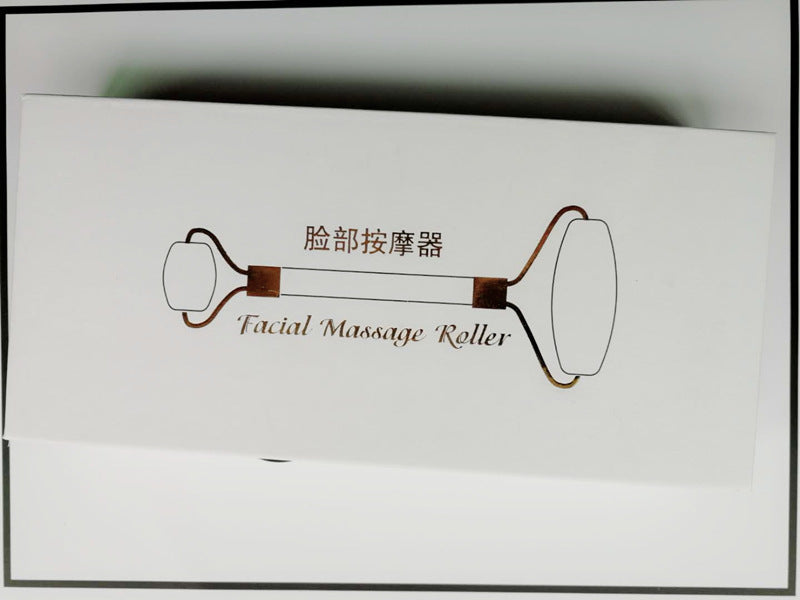 Natural Powder Crystal Jade Roller Beauty Face-lifting Double-head Massager - Mama Lifestyles