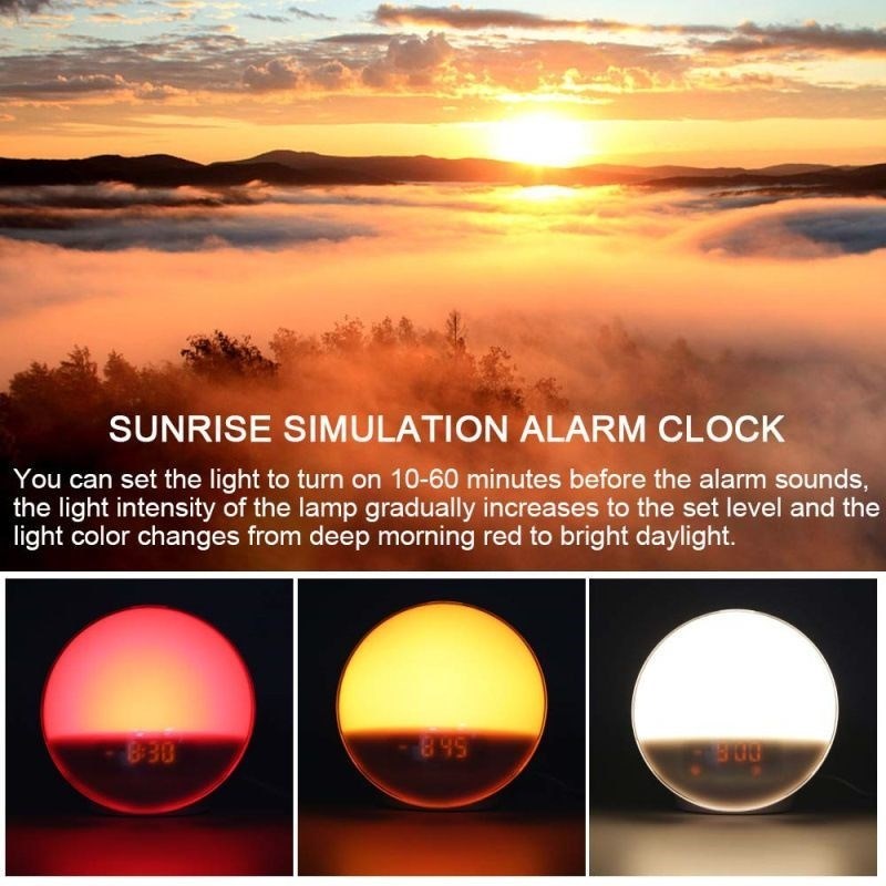 Alarm Wake UP Sunrise Natural Wake Up Light - Mama Lifestyles