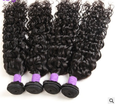Wigs real hair India hair ladies water wave hair hair - Mama Lifestyles