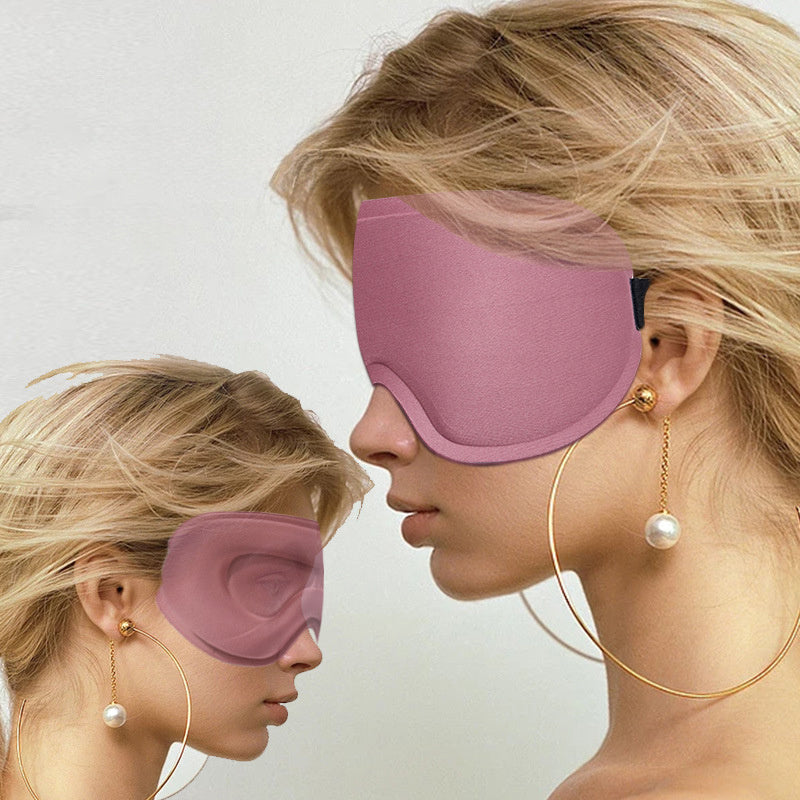 Blackout Eye Mask 3D Deep Contoured Sleep Mask Lash Extensions No Pressure Blindfold Sleeping Eye Mask Women Men Side Sleepers - Mama Lifestyles