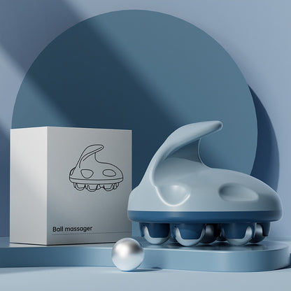 Hand Roller Massager For Cellulite Massage, Deep Tissue Massage Ball For Back, Neck, Foot, Shoulder, Thighs Pain Relief, Massage Gloves For Hands With 7 360-degree Metal Roller - Mama Lifestyles