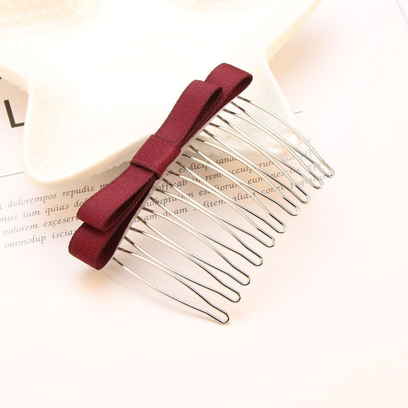 Bow Hair Comb Hair Clip Headdress Hair Clip - Mama Lifestyles