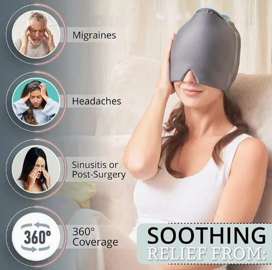 Migraine &amp; Headache relief hat