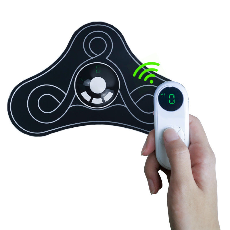 Pad Abdominal Patch Pulse Massage Instrument Intelligent Electric Whole Body Massager Chargeable With Remote Control - Mama Lifestyles