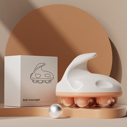 Hand Roller Massager For Cellulite Massage, Deep Tissue Massage Ball For Back, Neck, Foot, Shoulder, Thighs Pain Relief, Massage Gloves For Hands With 7 360-degree Metal Roller - Mama Lifestyles