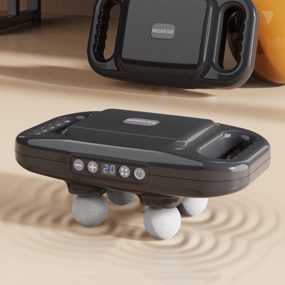 Four Head Massage Gun Massage Gun Whole Body High Frequency Muscle Relaxation Massager - Mama Lifestyles