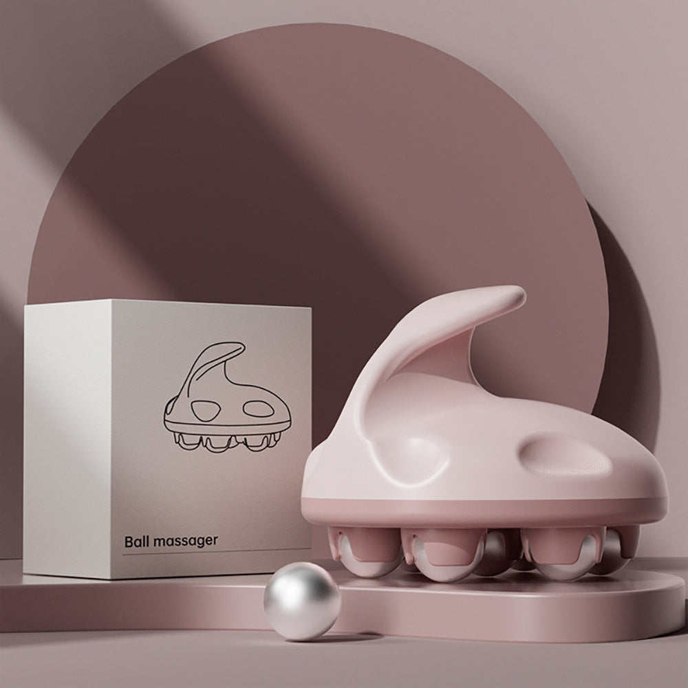 Hand Roller Massager For Cellulite Massage, Deep Tissue Massage Ball For Back, Neck, Foot, Shoulder, Thighs Pain Relief, Massage Gloves For Hands With 7 360-degree Metal Roller - Mama Lifestyles