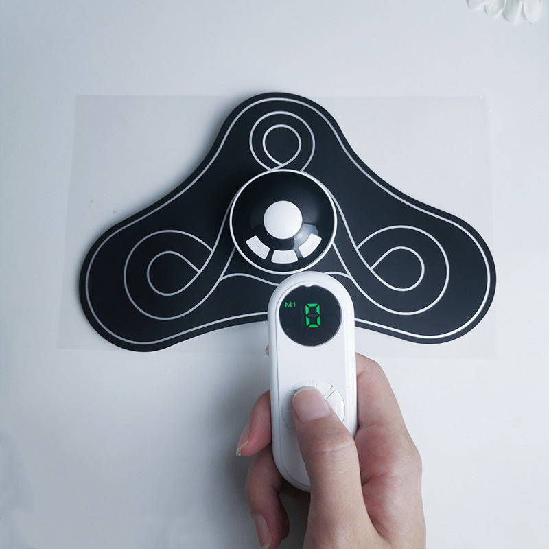 Pad Abdominal Patch Pulse Massage Instrument Intelligent Electric Whole Body Massager Chargeable With Remote Control - Mama Lifestyles