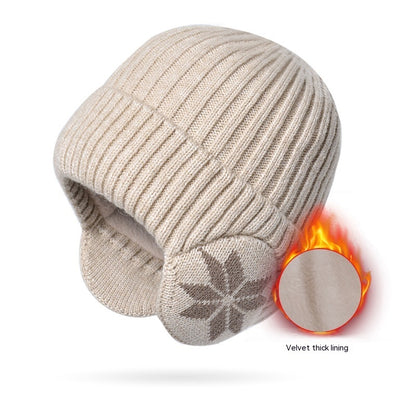 Thermal Knitting Woolen Cap Men&