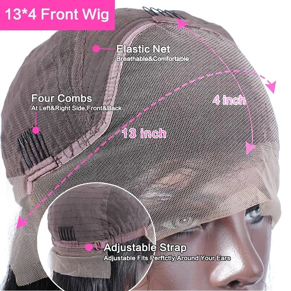 Curly Human Hair Wig Lace Hair Products - Mama Lifestyles