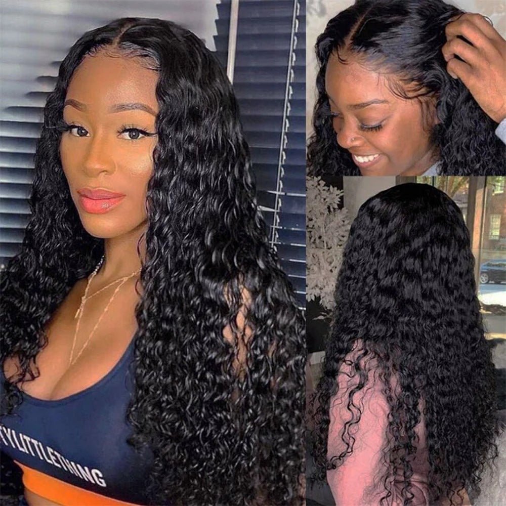 Curly Human Hair Wig Lace Hair Products - Mama Lifestyles