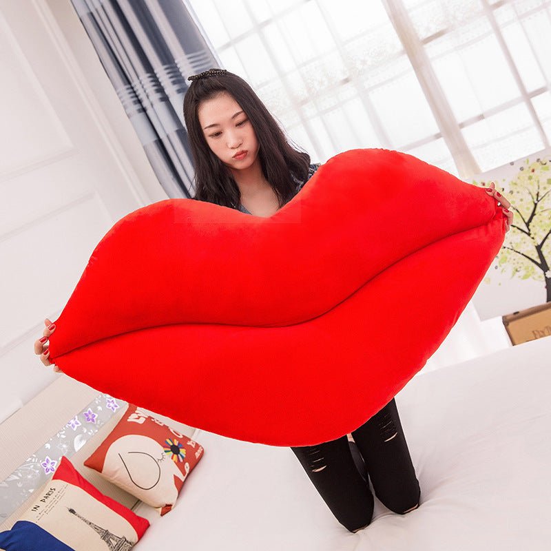 Cute Lips Girl Sleeping Pillow - Mama Lifestyles