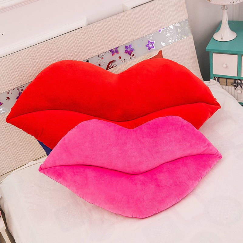 Cute Lips Girl Sleeping Pillow - Mama Lifestyles