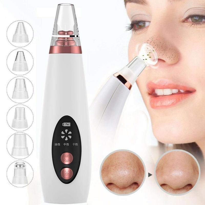 Blackhead Pore Vacuum Cleaner Nose Cleanser Blackheads Remover Blackhead Acne Removal Button Face Suction Beauty Skin Care Tool - Mama Lifestyles