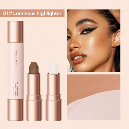 Double - headed Contour Stick Highlight Brightening - Mama Lifestyles
