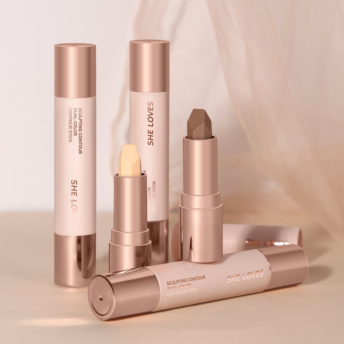 Double - headed Contour Stick Highlight Brightening - Mama Lifestyles