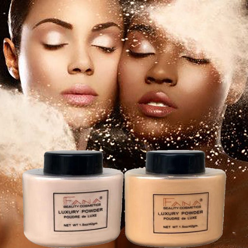 Face Foundation Powder Oil Control Contour Full CoverBanana Powder Translucent Mineral Makeup Base Matte Foundation Make Up - Mama Lifestyles