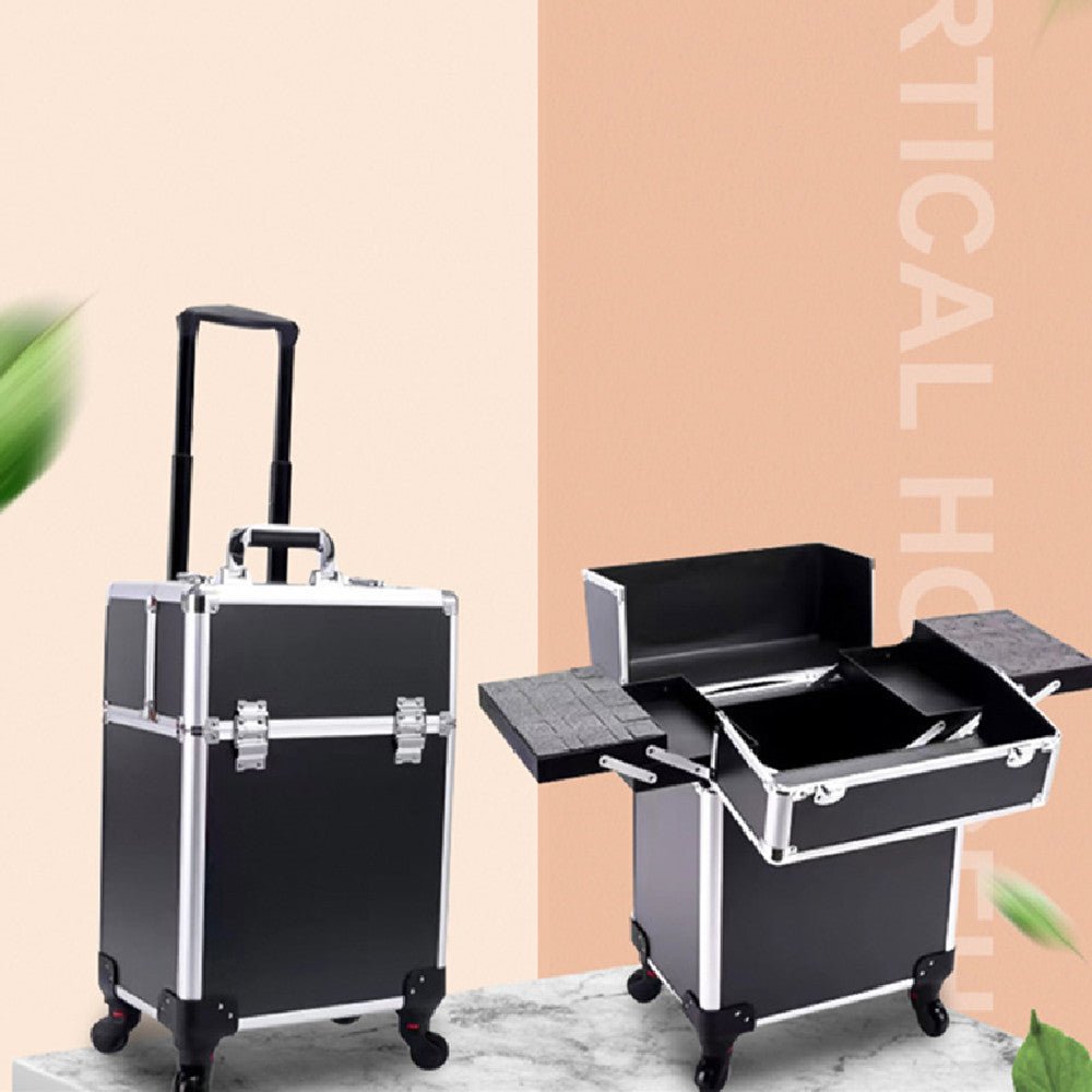 Large - capacity Make - up And Make - up Artist Trolley Storage Toolbox - Mama Lifestyles