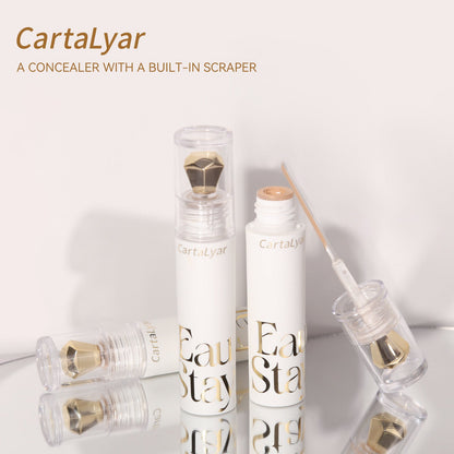 Liquid Concealer Long Lasting Waterproof Base Makeup Concealer With Scraper - Mama Lifestyles