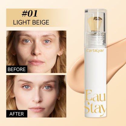 Liquid Concealer Long Lasting Waterproof Base Makeup Concealer With Scraper - Mama Lifestyles