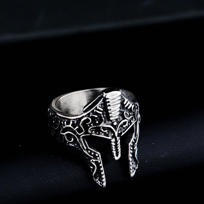 New Personality Warrior Mask Ring Fashion - Mama Lifestyles