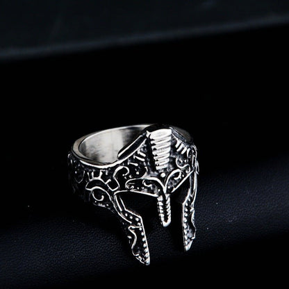New Personality Warrior Mask Ring Fashion - Mama Lifestyles