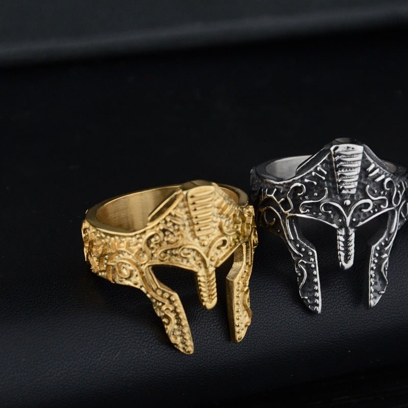 New Personality Warrior Mask Ring Fashion - Mama Lifestyles