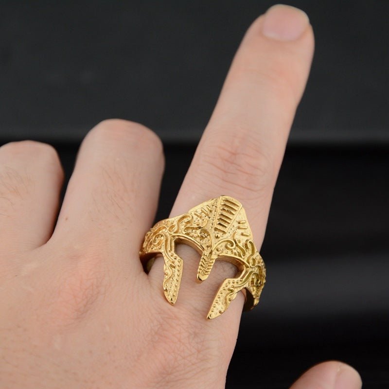 New Personality Warrior Mask Ring Fashion - Mama Lifestyles