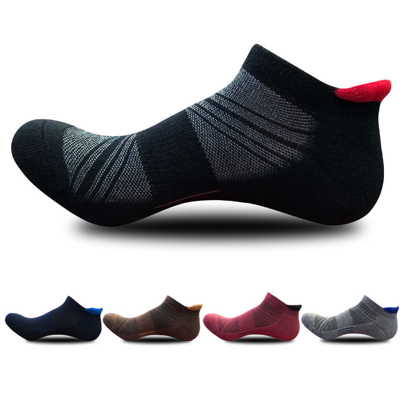Towel bottom flower sports boat socks - Mama Lifestyles