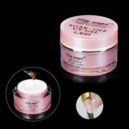 Transparent color extension gel quick and long lasting nail polish gel - Mama Lifestyles